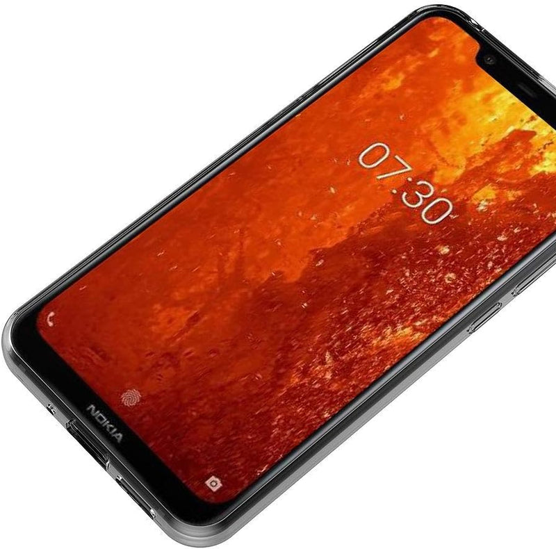 Load image into Gallery viewer, Nokia 8.1 - AirPillow Cushion Transparent Soft Clear TPU Four Corners Protective Case With 2PC 9H Tempered Glass Screen Protector
