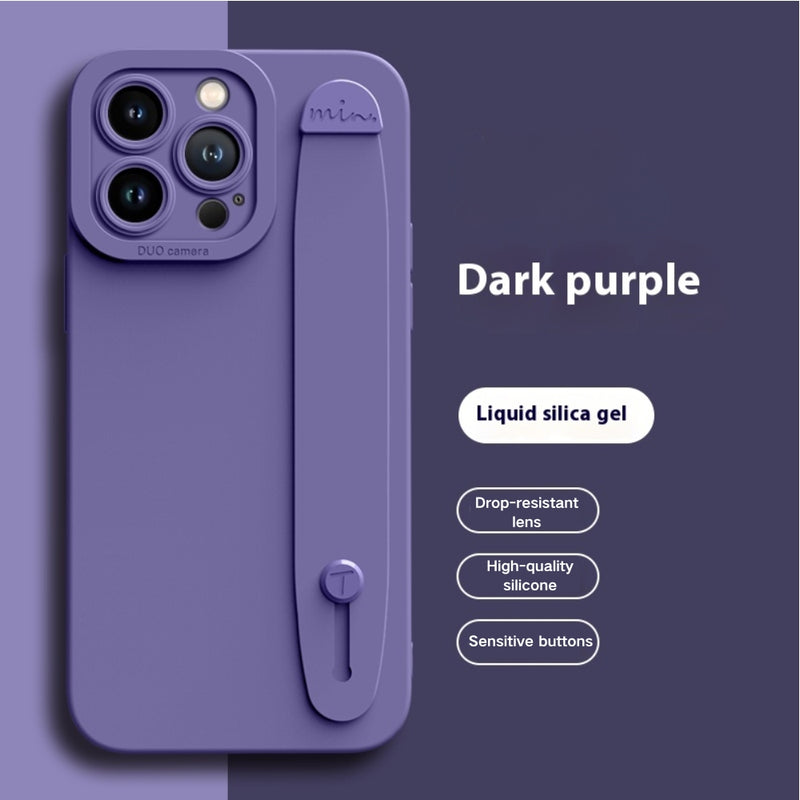 Load image into Gallery viewer, [Wrist Strap Bracket] Apple iPhone 11/Pro/Max - Washable Liquid Silicone Protective Case
