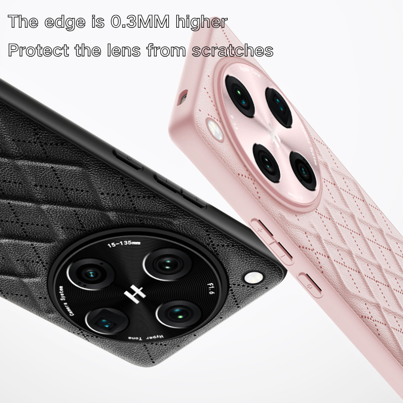 Load image into Gallery viewer, OPPO Find X8/Pro Diamond Pattern Plain Leather Shockproof Essentials Series Case
