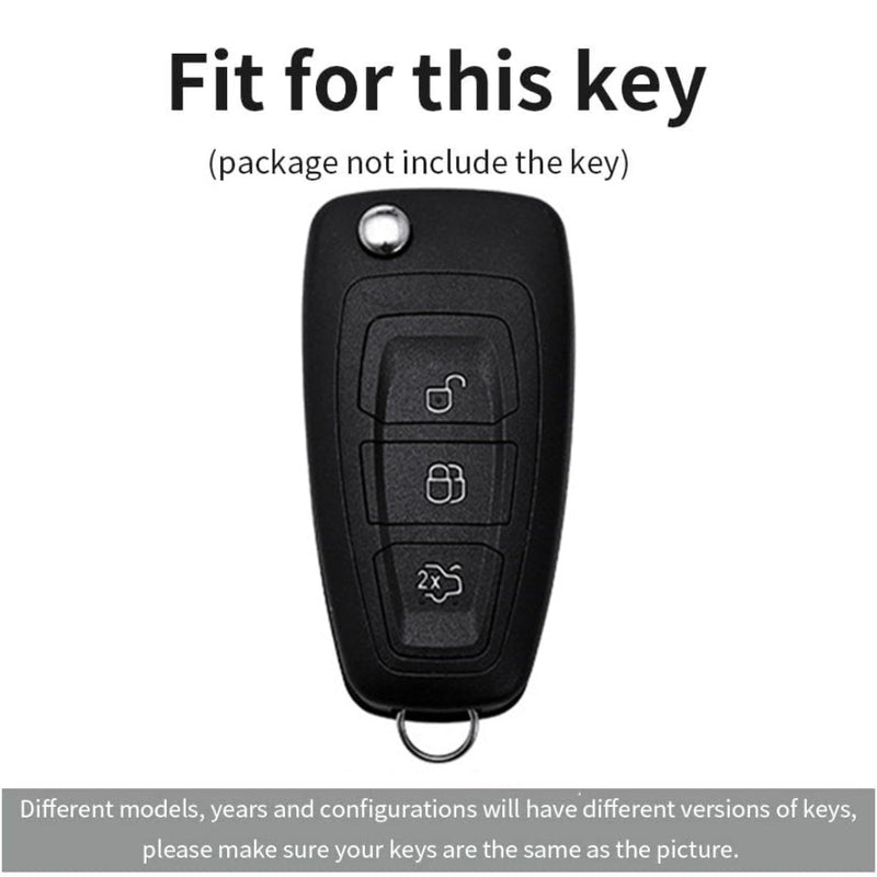 Load image into Gallery viewer, Ford Handcrafted Genuine Leather Car Key Protective Case For Kuga, Edge, Ranger, Mondeo, Focus
