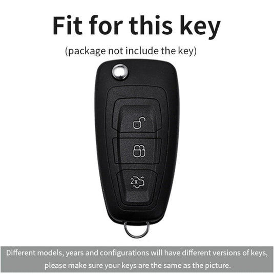 Ford Handcrafted Genuine Leather Car Key Protective Case For Kuga, Edge, Ranger, Mondeo, Focus