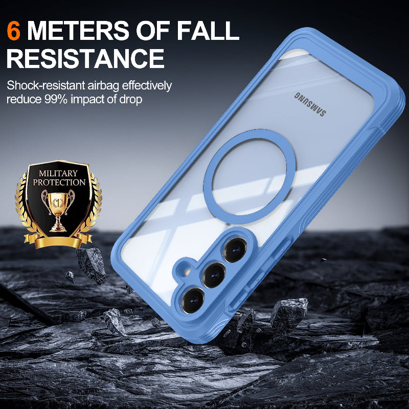 Load image into Gallery viewer, [FS Series][MagSafe Compatible] Samsung Galaxy S26 FE - Transparent Full Covered Waterproof Shockproof Armor Case
