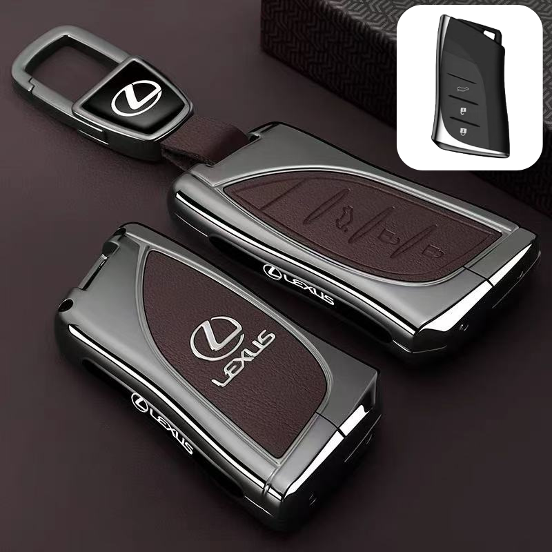 Load image into Gallery viewer, Lexus Premium Leather Protection Car Key Fob Case Cover For ES UX NX RX LX LS LC GS IS CT - i-Station Mobile Phone &amp; Electronic Device Repair and Accessories
