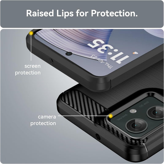 Motorola Moto G55 5G - Shield Shockproof Rugged Heavy Duty Case With 2PC 9H Glass Screen Protector