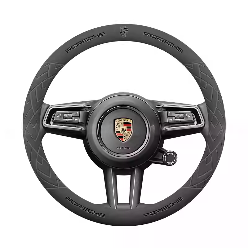 Load image into Gallery viewer, Porsche Premium Suede Steering Wheel Cover for Cayenne 718 Panamera 911 Macan - i-Station Mobile Phone &amp; Electronic Device Repair and Accessories
