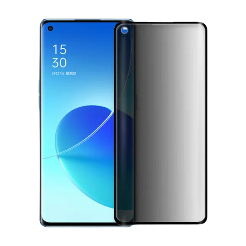 Load image into Gallery viewer, [UV Glue] [Privacy] OPPO Reno6 Pro 5G / Reno6 Pro 5G (Snapdragon) - UV Full Covered Curved Anti-Spy 9H Tempered Glass Screen Protective Protector
