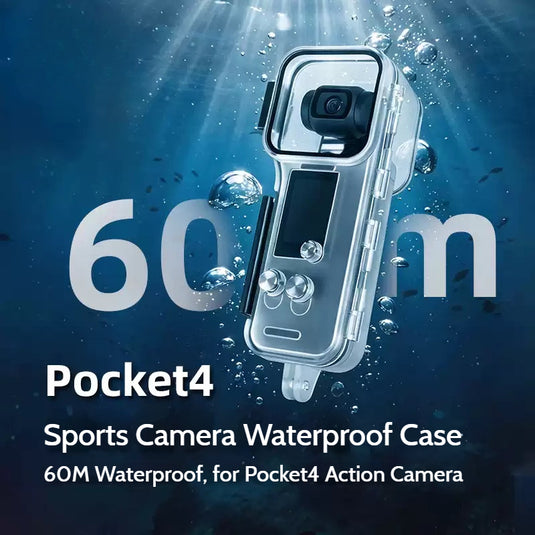 DJI Osmo Pocket 4 – 60M Underwater Housing Waterproof Diving Protective Case for Diving, Surfing & Swimming - i-Station Mobile Phone & Electronic Device Repair and Accessories
