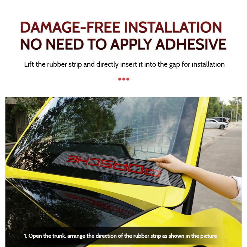 Load image into Gallery viewer, Porsche High-Level Brake Light Cover Trim Sticker For Cayenne, Macan &amp; Panamera - Exterior Styling Upgrade - i-Station Mobile Phone &amp; Electronic Device Repair and Accessories
