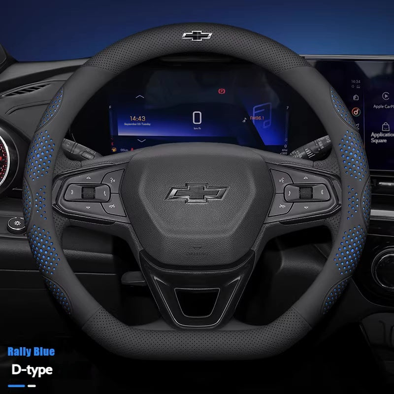 Load image into Gallery viewer, Chevrolet Genuine Leather Steering Wheel Cover For Cruze RS, Malibu RS, Equinox RS - i-Station Mobile Phone &amp; Electronic Device Repair and Accessories
