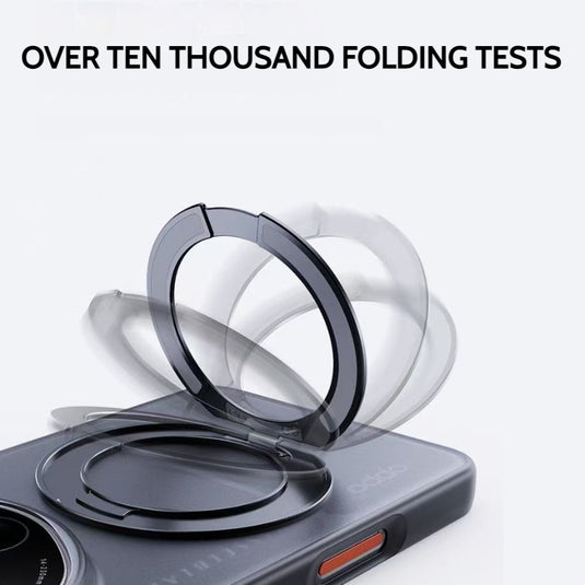 VIVO X300 Ultra Frosted Clear Magnetic Phone Case with 360° Rotating Stand - i-Station Mobile Phone & Electronic Device Repair and Accessories