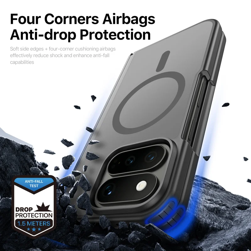 Load image into Gallery viewer, Google Pixel 11 Pro Fold - Skin Friendly MatteTransparent Magnetic Phone Case
