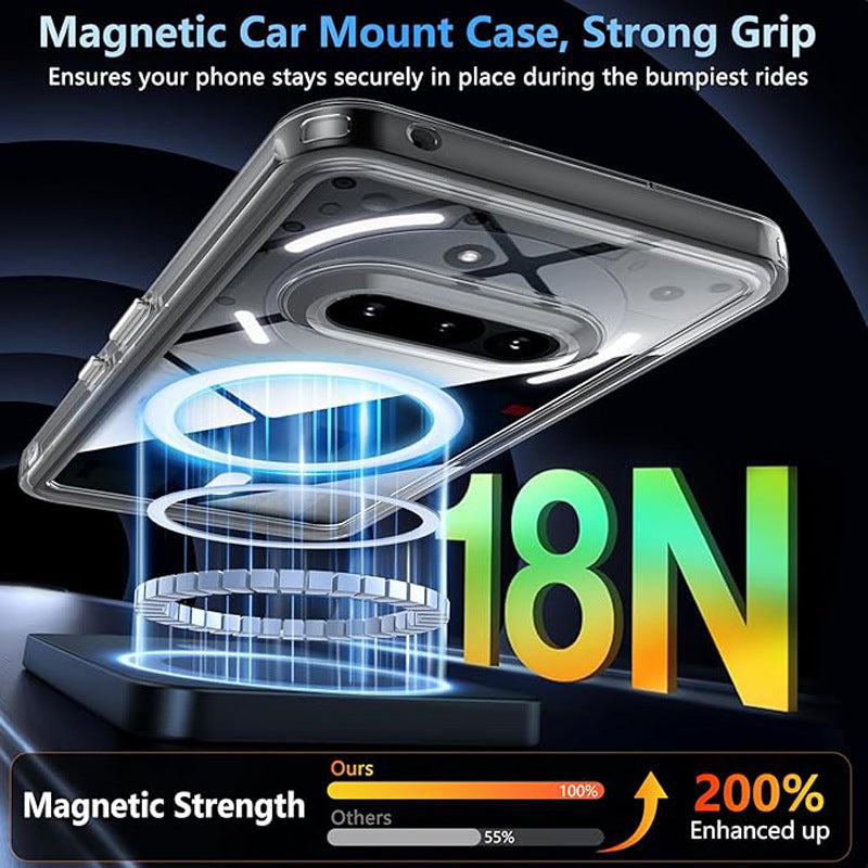 Load image into Gallery viewer, [Magsafe Compatible] Nothing Phone (3a)/Pro Transparent Crystal Shockproof Protective Case - i-Station Mobile Phone &amp; Electronic Device Repair and Accessories
