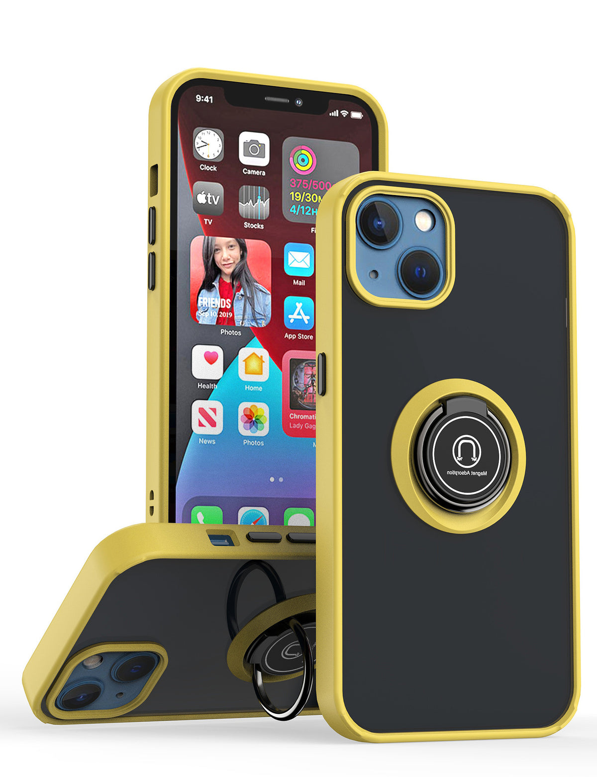 Apple iPhone 15/15 Plus/15 Pro/15 Pro Max TPU Magnet Ring Holder Case - i-Station Mobile Phone & Electronic Device Repair and Accessories