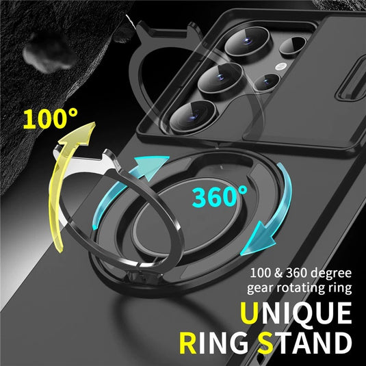 [Built-in Kickstand] Samsung Galaxy A57 - Rugged Shockproof Heavy Duty Series Case - i-Station Mobile Phone & Electronic Device Repair and Accessories
