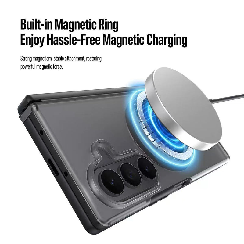 Load image into Gallery viewer, [Built-in Kickstand] Samsung Galaxy Z Fold8 Ultra Business Matte Back Panel Magnetic Case
