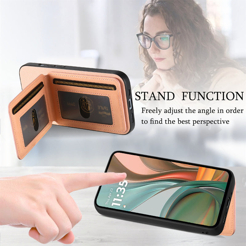 Load image into Gallery viewer, [With Card Slot][Built-in Holder] Motorola Moto Edge 50 Fusion/G85/S50 Neo - Shockproof Wallet Series Case
