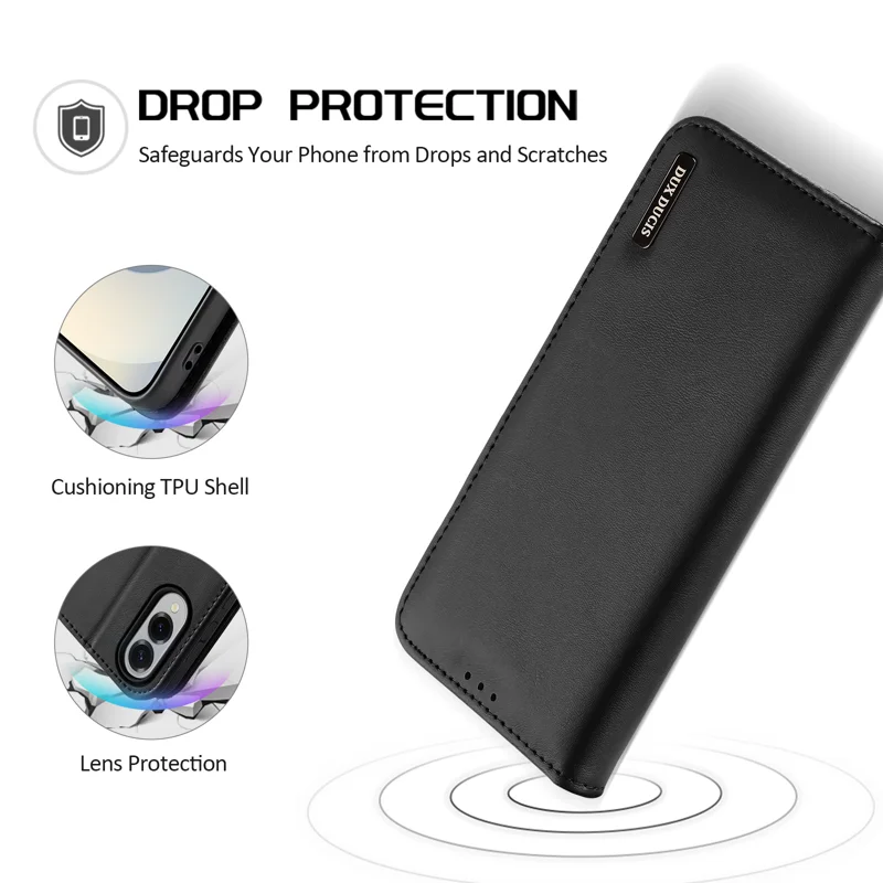 Load image into Gallery viewer, [With Card Slot] Samsung Galaxy S25 Edge (SM-S937) Multi-functional Genuine Leather Flip Cover Case

