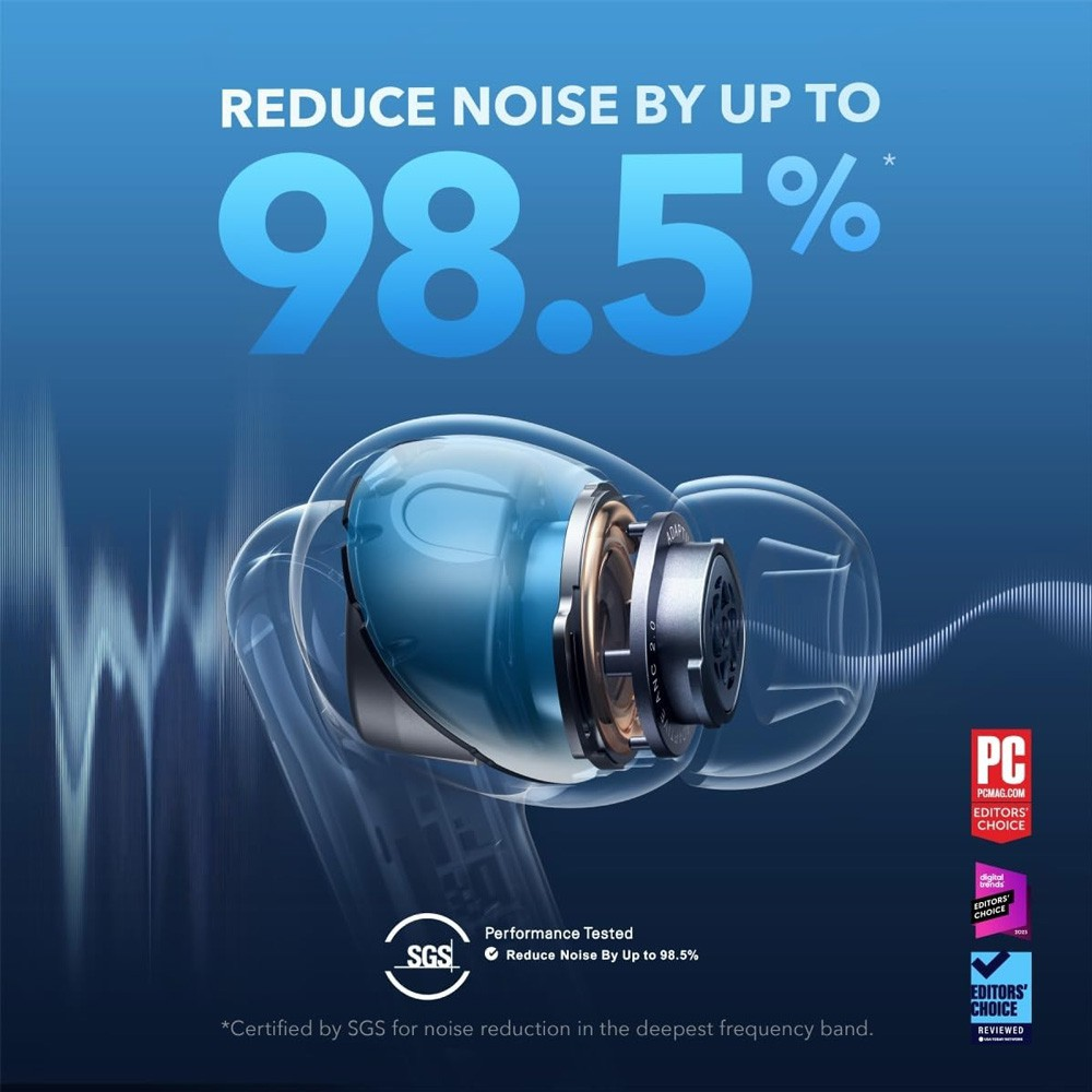 Anker Soundcore Liberty 4 NC Wireless Earbuds (A3947Z11)-Black - i-Station Mobile Phone & Electronic Device Repair and Accessories