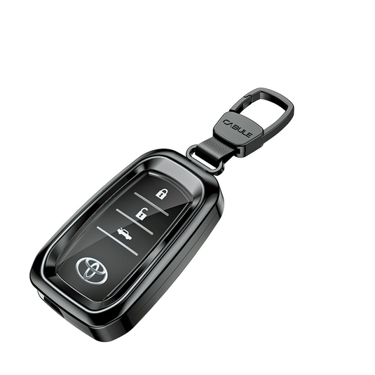 Toyota Alloy + TPU Film Protection Car Key Fob Case Cover For Camry, Highlander, Levin, Crown, RAV4, Alphard