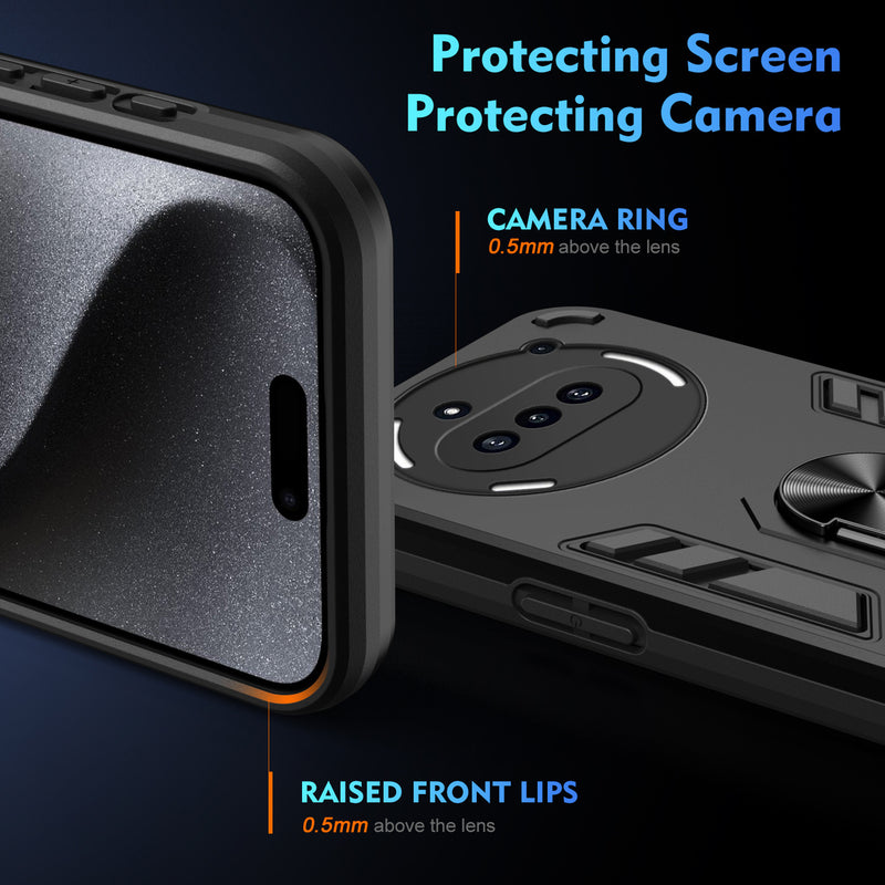Load image into Gallery viewer, [Built-in Metal Kickstand] Nothing Phone (3a)/Pro Full-Cover Shockproof Protective Case - i-Station Mobile Phone &amp; Electronic Device Repair and Accessories
