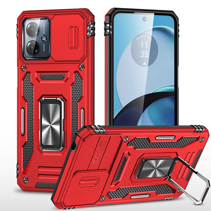 Load image into Gallery viewer, [Built-in Stand]  Motorola Moto G14 Full-Coverage Shockproof Anti-Slip Essentials Series Case
