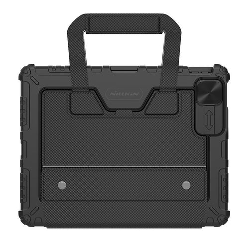 [Detachable][Built-in Slide Lens Cover] Apple iPad Pro 12.9-inch 3rd/4/5/6th Gen (2018/2020/2021/2022) Nillkin Magnetic Rugged Stand Keyboard Case With Backlit