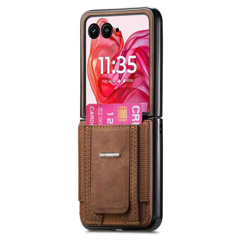 [With Stand] Motorola Moto Razr 40/Ultra Anti-drop Protective Flip Case - i-Station Mobile Phone & Electronic Device Repair and Accessories