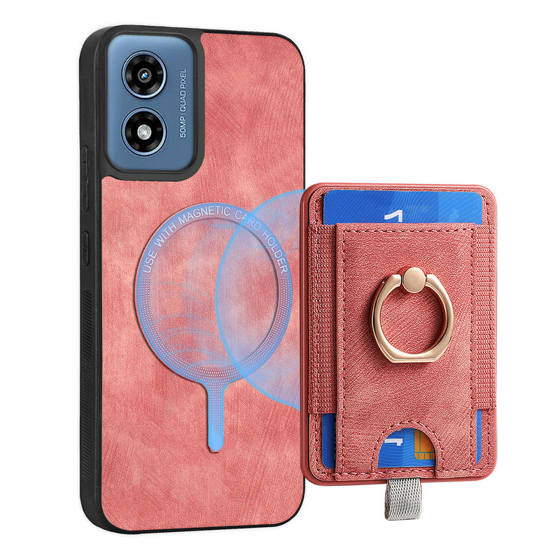 Load image into Gallery viewer, [With Ring Bracket][Detachable] Motorola Moto G15/Power Shockproof Wallet Series Case With Card Slot
