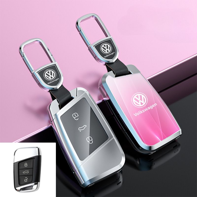 Load image into Gallery viewer, Volkswagen Zinc Alloy Car Key Fob Case Cover For Golf, ID.4, ID.6,  Lavida, Sagitar, Viloran, Magotan, Lamando L, Tiguan, Tharu, Tayron, Gran Lavida, Talagon
