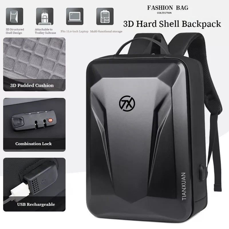 Load image into Gallery viewer, ASUS TUF Gaming A16/F16 2024 - Business Hard Shell Anti-Theft Password Back Bag
