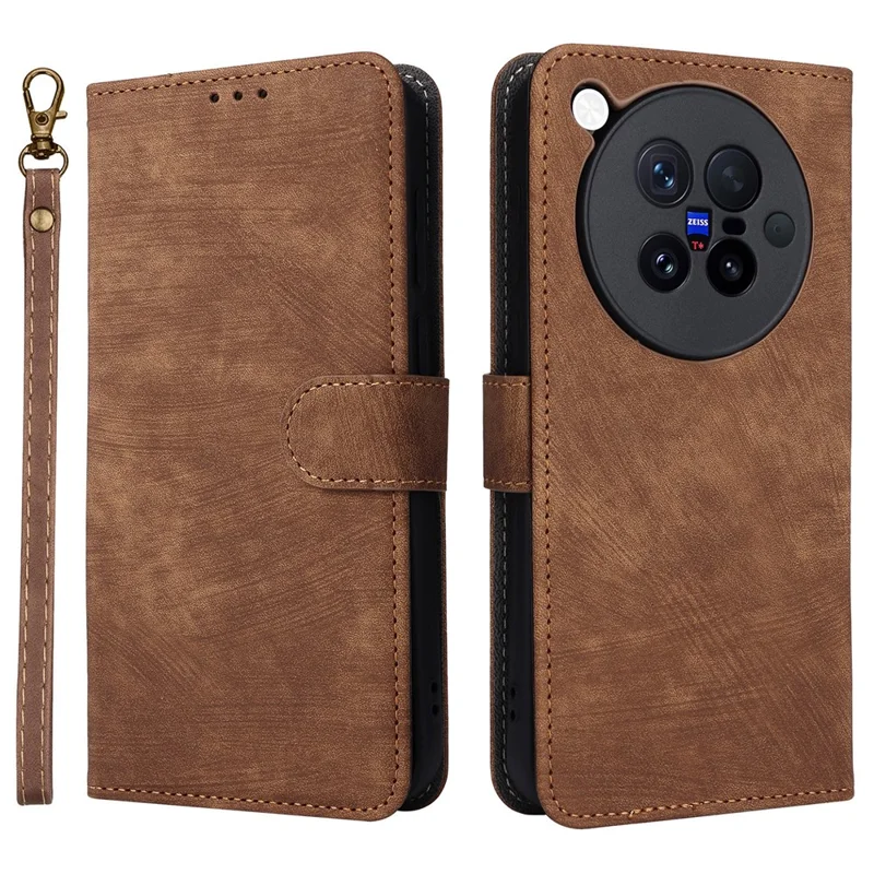 Load image into Gallery viewer, [With Card Slot] Vivo X500/Pro/Max - Multi Functional Buckle Flap Wallet Series Case With Lanyard
