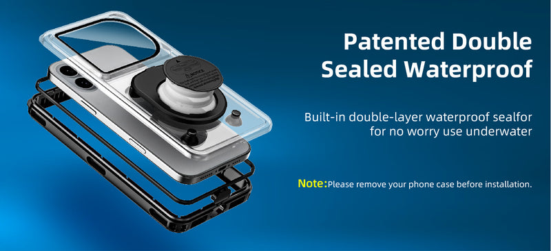 Load image into Gallery viewer, [Up to 6.9&quot;] Redpepper Universal Self-Check Waterproof Phone Case
