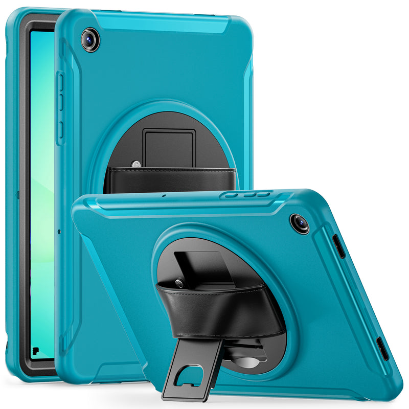 Load image into Gallery viewer, [Built-in Stand] Samsung Galaxy Tab A11 Plus (2025) 11&quot; 360° Rotating Shockproof Rugged with Hand Strap Case
