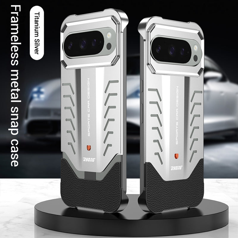 Load image into Gallery viewer, Google Pixel 9 &amp; Pro - Borderless Aluminum Alloy Auto-Lock Cooling Phone Case
