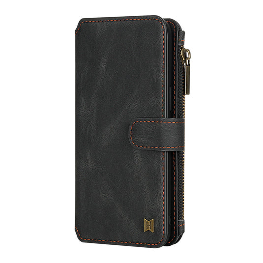 [Detachable][With Card Slot] Apple iPhone 15/Plus/Pro/Pro Max Multi-functional Leather Folding Shockproof Wallet Series Case