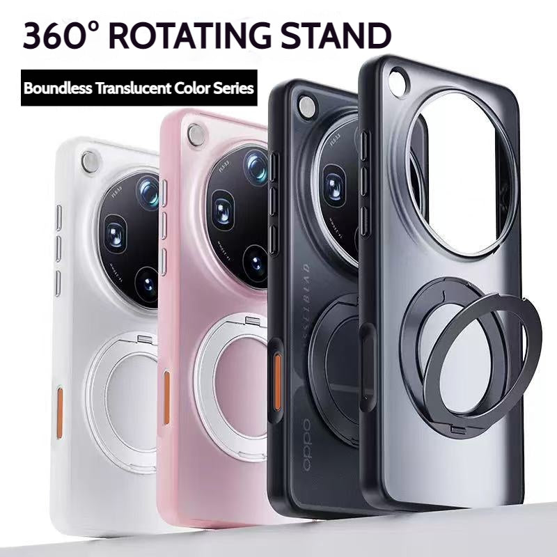 Load image into Gallery viewer, VIVO X300 Ultra Frosted Clear Magnetic Phone Case with 360° Rotating Stand - i-Station Mobile Phone &amp; Electronic Device Repair and Accessories
