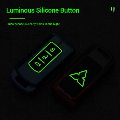 Mitsubishi Zinc Alloy + Silicone Car Key Fob Case Cover For Outlander, Eclipse Cross, ASX, Pajero, Lancer - i-Station Mobile Phone & Electronic Device Repair and Accessories