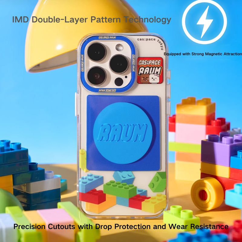 Load image into Gallery viewer, [Magsafe Compatible] Apple iPhone 16/Pro/Max - TPU Building Blocks Fashion-Forward Series Case
