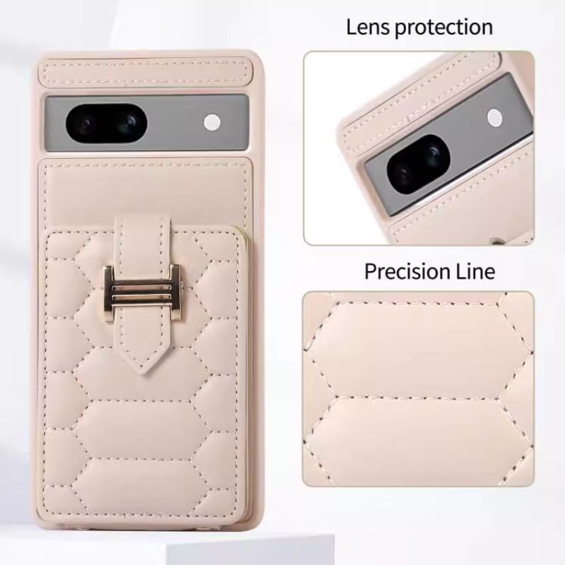 Load image into Gallery viewer, [With Card Slot] Google Pixel 7/Pro/7A - Silicone Flip Cover Leather Case Wallet Series With Strap Case
