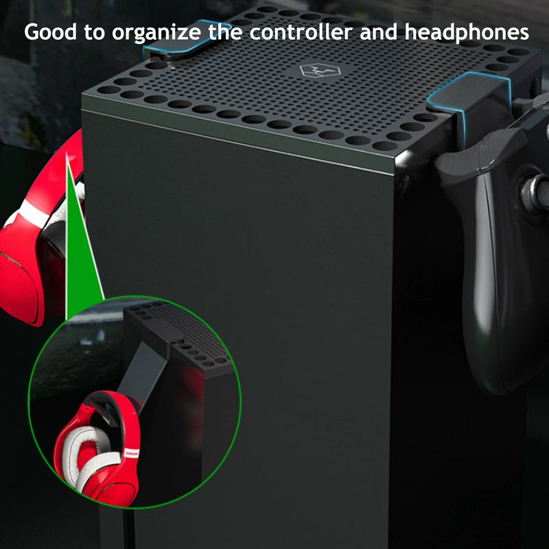 Load image into Gallery viewer, Xbox Series S X Controller Handset Headphone Holder Mount Cooling Cover - Polar Tech Australia
