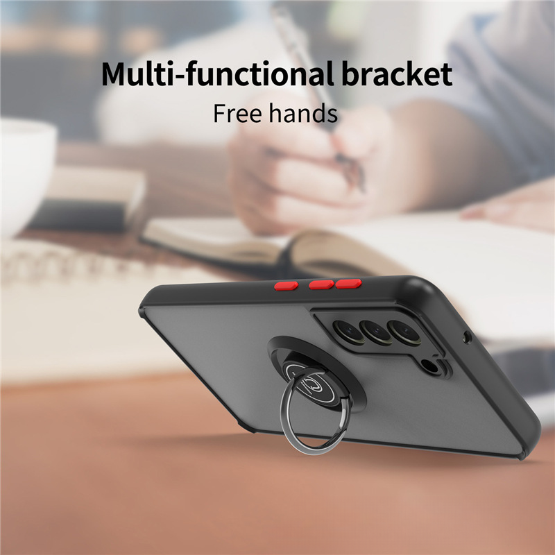 [With Ring Bracket] Samsung Galaxy Note 20 (4G/5G)/Ultra (4G/5G) Liquid Matte Full-cover Protective Essentials Series Case - i-Station Mobile Phone & Electronic Device Repair and Accessories