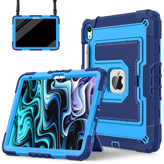 [Built-in Stand][With Shoulder Strap] Apple iPad Air 4/5 10.9'' 4/5th Gen (2020/2022) Kids Full-cover Heavy Duty Case