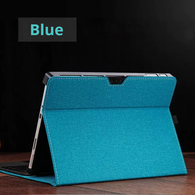 Microsoft Surface Pro 8 (1983) - Business Slim Folding PU Leather Hard Back Shell - i-Station Mobile Phone & Electronic Device Repair and Accessories