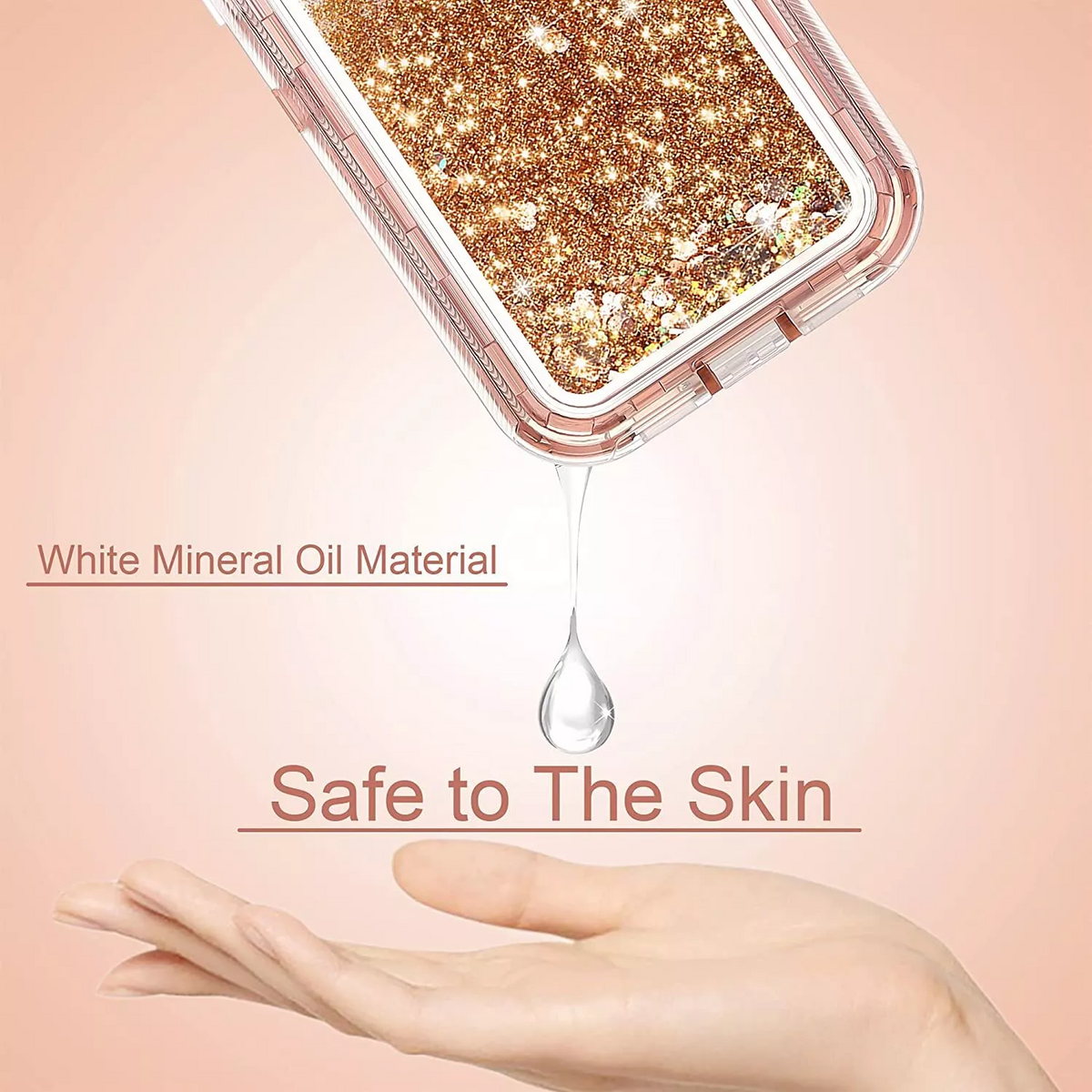 Apple iPhone 6/6S/7/8/Plus/SE 2020 Glitter Clear Transparent Liquid Sand Watering Case - i-Station Mobile Phone & Electronic Device Repair and Accessories