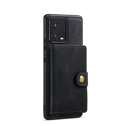 [With Card Slot] Motorola Moto S30 Pro Detachable Card Holder Leather Shockproof Wallet Series Case