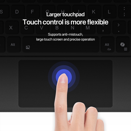 Compatible with Microsoft Surface Pro 12 (2025) - DUXDUCIS Wireless Bluetooth Magnetic Touch Keyboard With RGB Backlight - i-Station Mobile Phone & Electronic Device Repair and Accessories