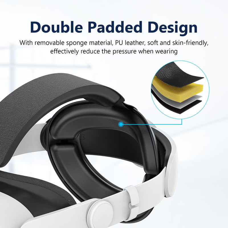 Load image into Gallery viewer, Meta Quest 3 Minimalist Breathable Facial Interface Adjustable Headband
