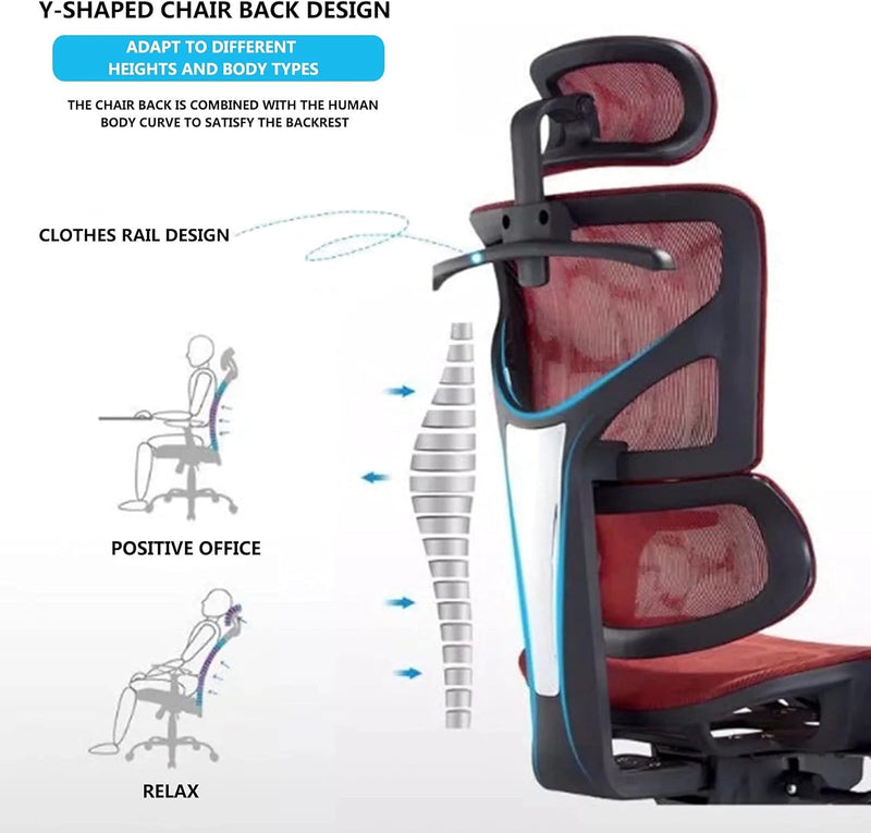 Load image into Gallery viewer, Contemporary Gaming Chair Office Chair Ergonomic Adjustable High Back Desk Chair With Headrest Adjustable 3d Arm Rests High Back with Breathable Mesh
