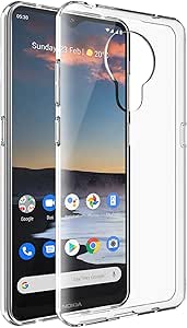 Nokia 5.3 - AirPillow Cushion Transparent Soft Clear TPU Four Corners Protective Case With 2PC 9H Tempered Glass Screen Protector