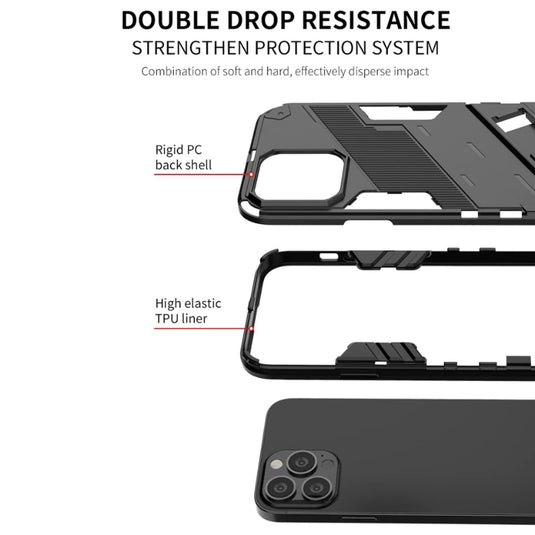 [Hidden Stand] Apple iPhone 13 / Pro / Pro Max Shockproof Mechanics Series Stand Case